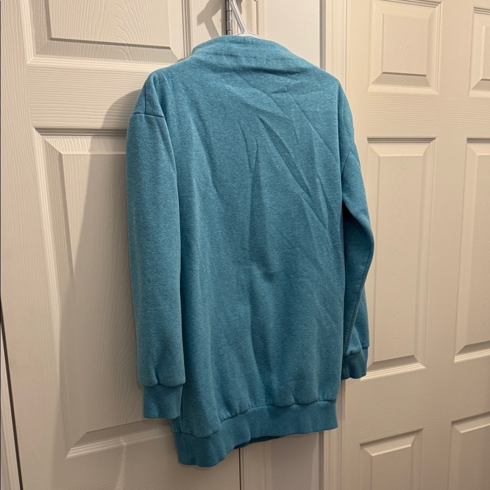 Gymshark Women's Blue pullover Sweater - Picture 7 of 8